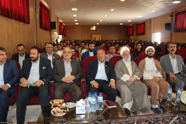 مراسم استقبال از نو دانشجو معلمان دانشگاه فرهنگیان خراسان شمالی  در سالن همایش دانشگاه برگزار شد 2