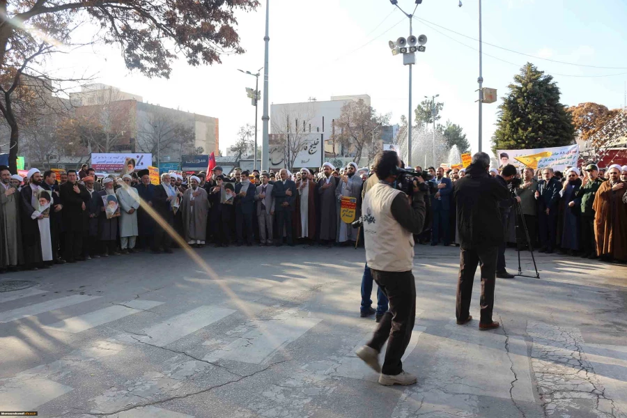 شرکت همکاران و دانشجویان دانشگاه فرهنگیان خراسان شمالی در مراسم روز 9 دی 5