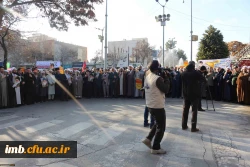 شرکت همکاران و دانشجویان دانشگاه فرهنگیان خراسان شمالی در مراسم روز 9 دی 6