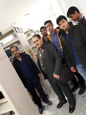 بازدید دانشجویان از کتابخانه مرکزی بجنورد  3