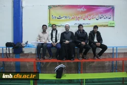مسابقه فوتسال بین تیم  دانشگاه فرهنگیان و حوزه علمیه امام خمینی بجنورد برگزار شد 2