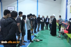 مسابقه فوتسال بین تیم  دانشگاه فرهنگیان و حوزه علمیه امام خمینی بجنورد برگزار شد 2